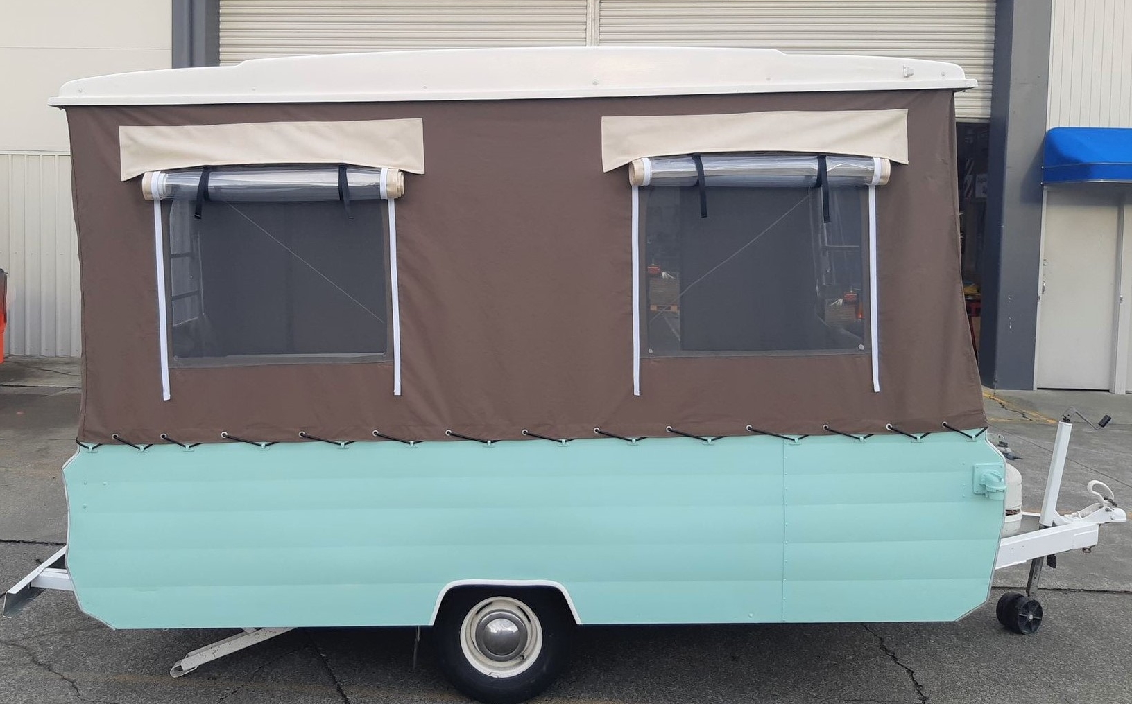 Retro caravan revamp a learning curve success - Douglas - Outdoor ...